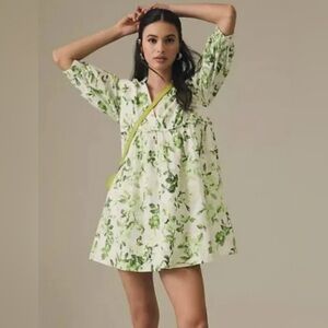 Anthropologie Maeve V-Neck Tunic Dress
